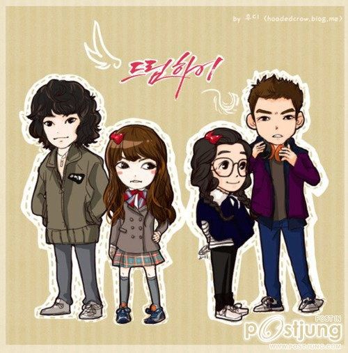 ตัวการ์ตูน เรื่อง dream high