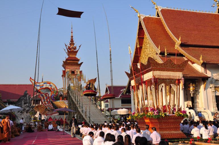 นกหัสดิลิงส์กับพิธีอัญเชิญสรีระสังขารสู่เมรุปราสาท