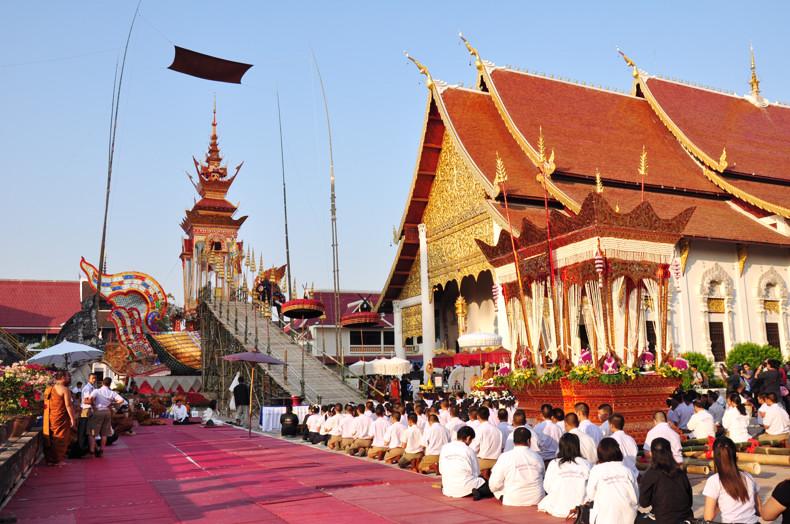 นกหัสดิลิงส์กับพิธีอัญเชิญสรีระสังขารสู่เมรุปราสาท