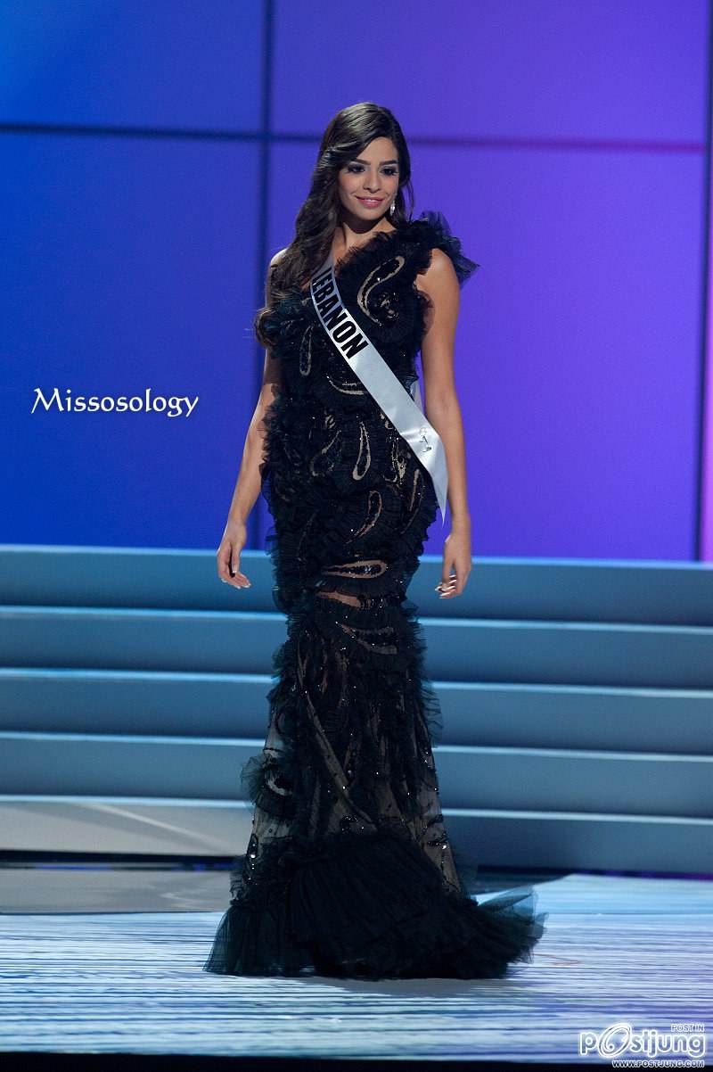 THE BEST MISS UNIVERSE 2011 EVENING GOWNING