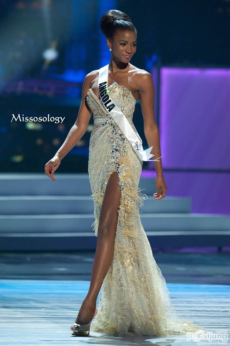 THE BEST MISS UNIVERSE 2011 EVENING GOWNING