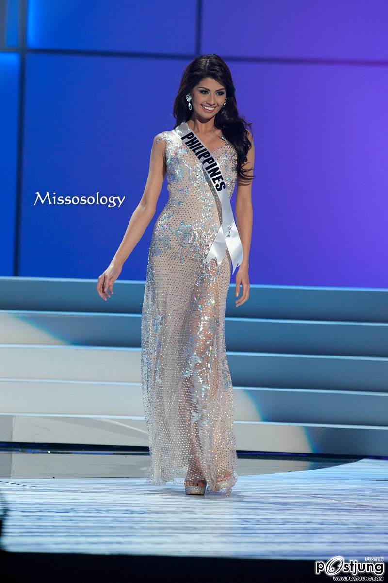 THE BEST MISS UNIVERSE 2011 EVENING GOWNING
