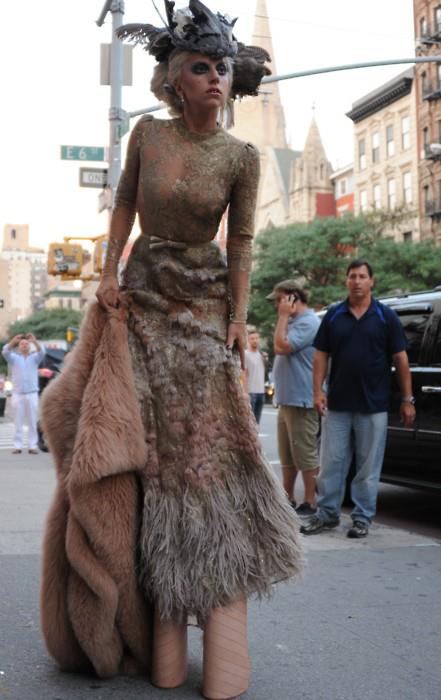 Lady Gaga -  "Madame Valentino" (Valentino Fall/2011 HC collection.)