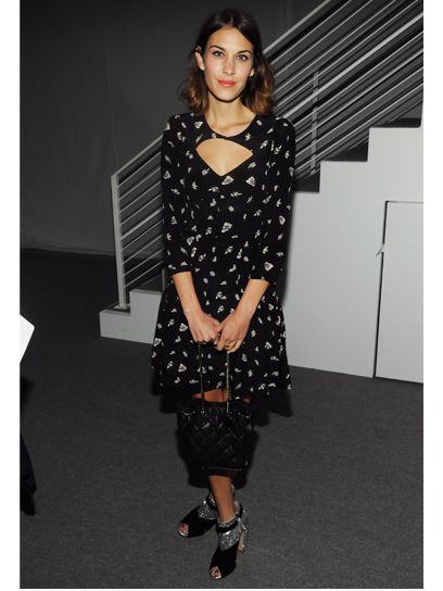 Celebrities at Spring 2012 New York Fashion Week