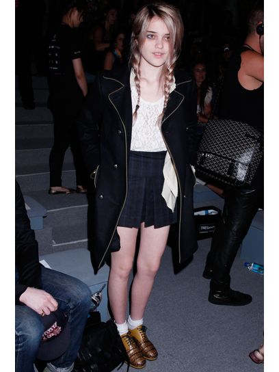 Celebrities at Spring 2012 New York Fashion Week