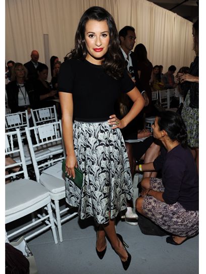 Celebrities at Spring 2012 New York Fashion Week