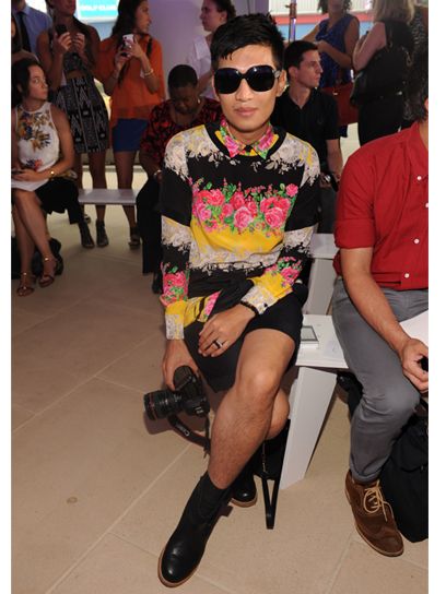 Celebrities at Spring 2012 New York Fashion Week