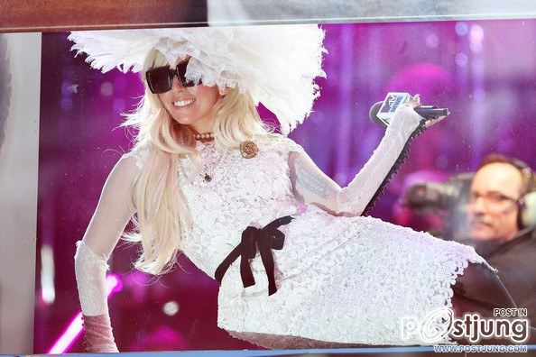 Lady Gaga at the MTV Studios in NYC