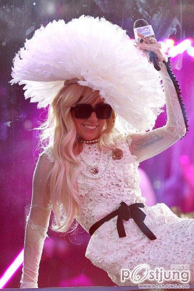Lady Gaga at the MTV Studios in NYC
