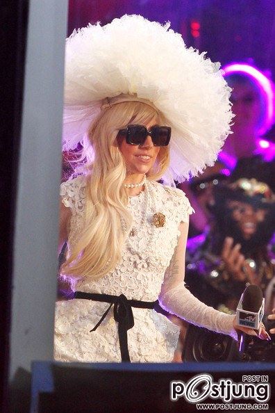Lady Gaga at the MTV Studios in NYC