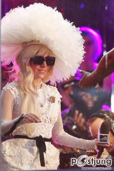 Lady Gaga at the MTV Studios in NYC