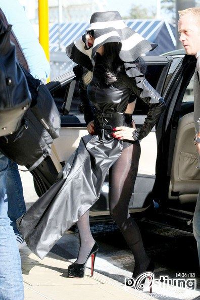 Lady Gaga at Sydney Airport