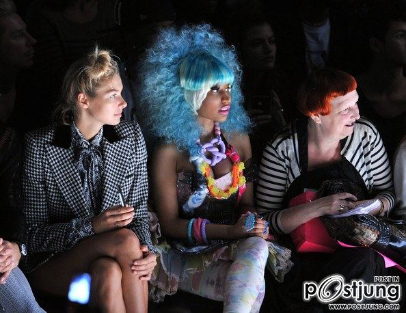 Nicki Minaj AT Spring 2012 Mercedes-Benz Fashion Week