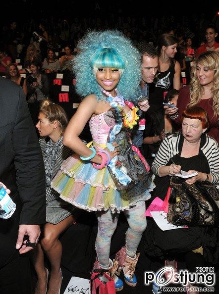 Nicki Minaj AT Spring 2012 Mercedes-Benz Fashion Week