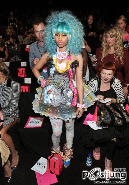 Nicki Minaj AT Spring 2012 Mercedes-Benz Fashion Week
