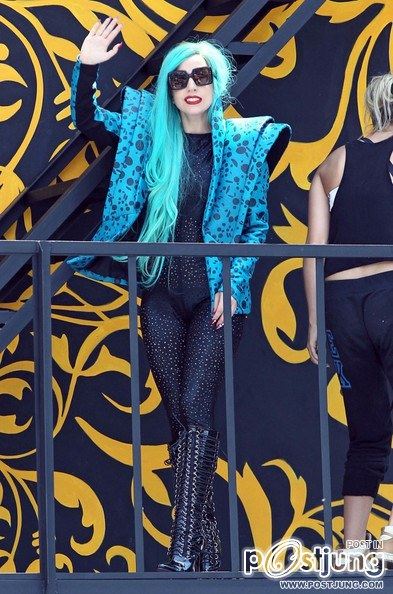 Lady Gaga Rehearses for the MuchMusic Video Awards