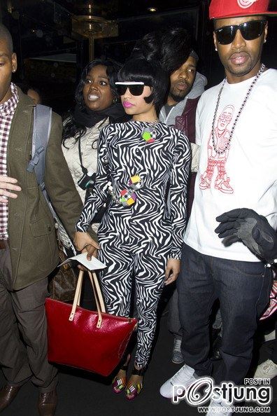Nicki Minaj Outside the Dorchester Hotel