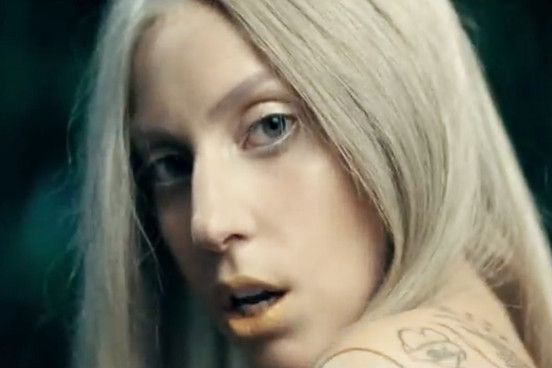 Lady Gaga in You and I....