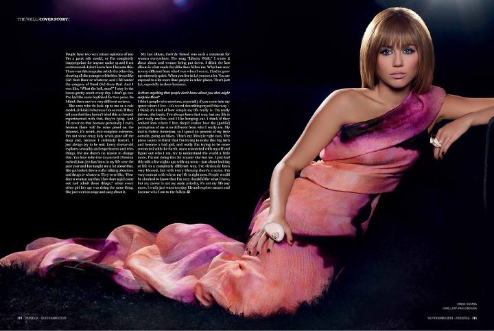 Miley Cyrus ดูดีมีระดับบนปก Prestige Magazine