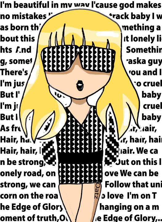 Lady Gaga การ์ตูน
