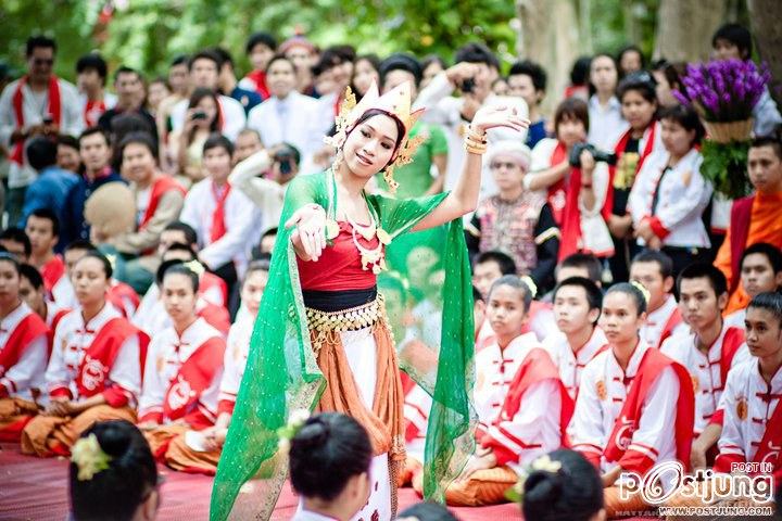 งานพิธีไหว้ครู &ldquo; นบไหว้สา ครูบาอาจารย์ศิลป์ &rdquo; คณะวิจิตรศิลป์ มช. 2554