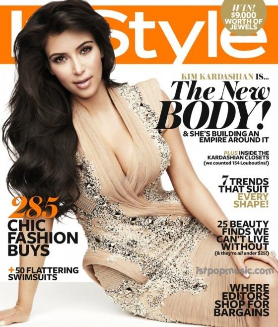 Kim Kardashian ขึ้นปกนิตยสาร InStyle &ndash; Australia (November 2011)