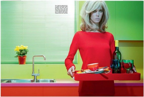 Ruby Aldridge ในนิตยสาร Vogue Italia October 2011-2