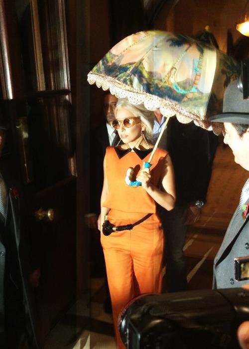 Lady Gaga Out & about in London