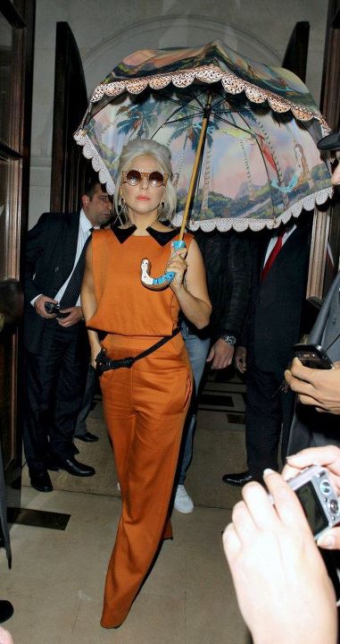 Lady Gaga Out & about in London