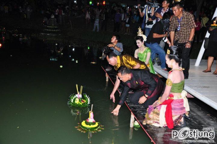 ขบวนแห่งานลอยกระทง มมส จัดยิ่งใหญ่