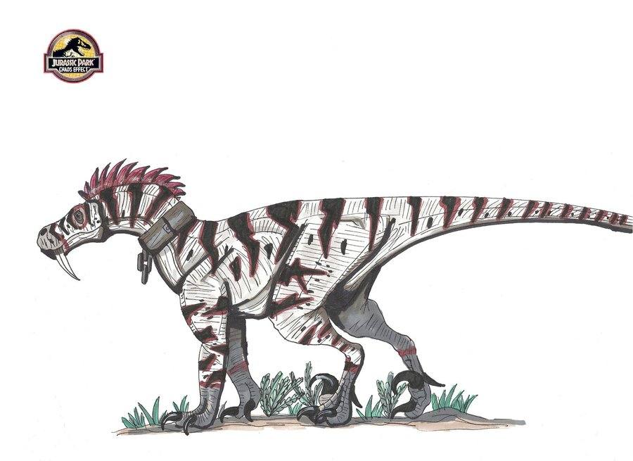 แบบร่าง ไดโนเสาร์ ในเรื่อง Jurassic Park ค่ะ