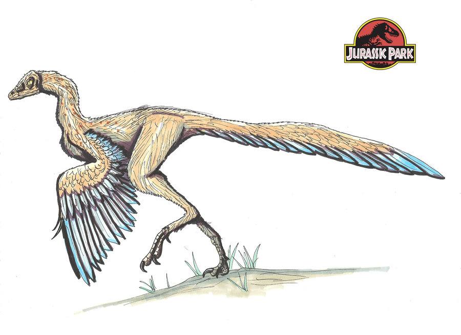 แบบร่าง ไดโนเสาร์ ในเรื่อง Jurassic Park ค่ะ