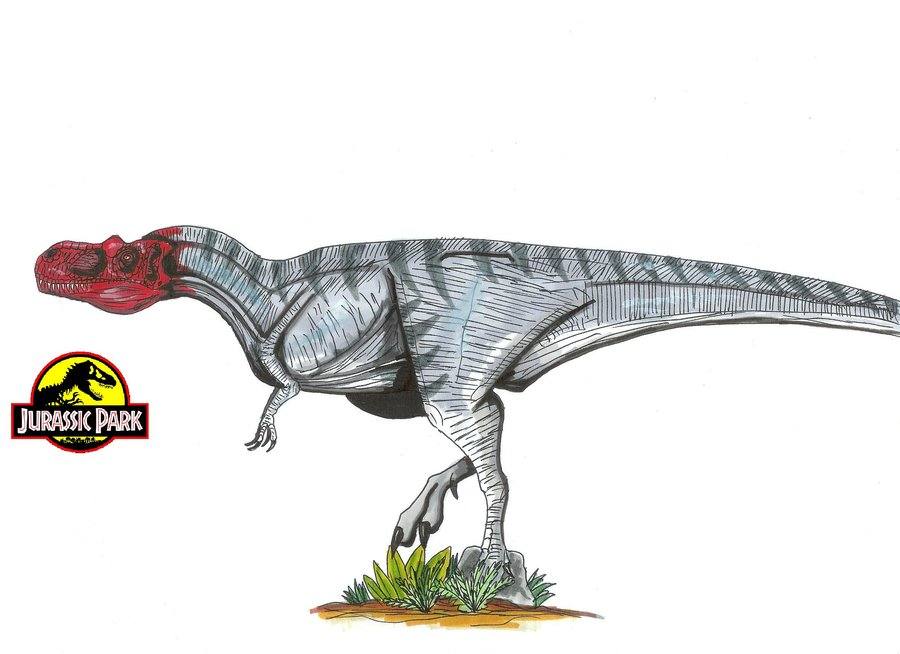 แบบร่าง ไดโนเสาร์ ในเรื่อง Jurassic Park ค่ะ