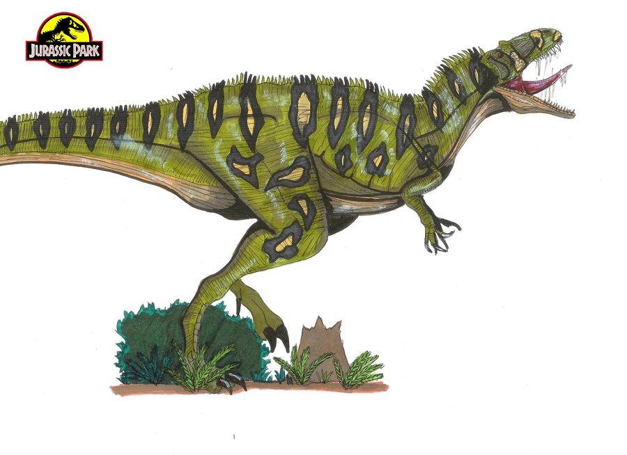 แบบร่าง ไดโนเสาร์ ในเรื่อง Jurassic Park ค่ะ