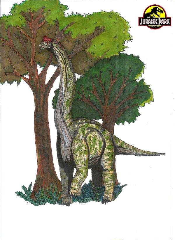 แบบร่าง ไดโนเสาร์ ในเรื่อง Jurassic Park ค่ะ