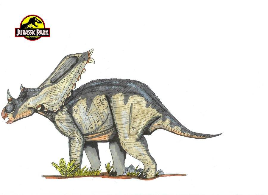 แบบร่าง ไดโนเสาร์ ในเรื่อง Jurassic Park ค่ะ