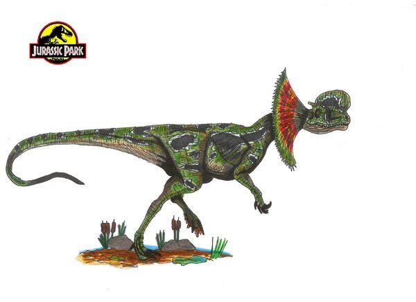 แบบร่าง ไดโนเสาร์ ในเรื่อง Jurassic Park ค่ะ