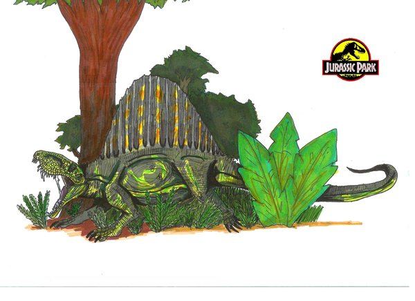 แบบร่าง ไดโนเสาร์ ในเรื่อง Jurassic Park ค่ะ