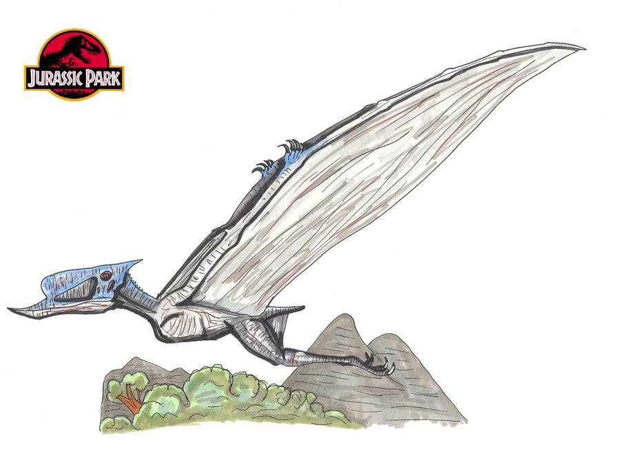 แบบร่าง ไดโนเสาร์ ในเรื่อง Jurassic Park ค่ะ