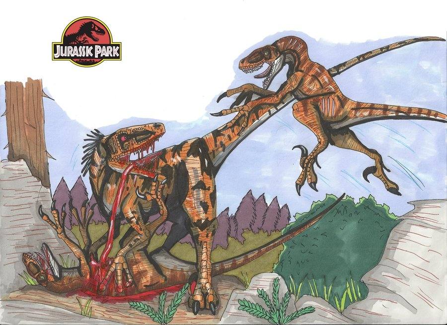 แบบร่าง ไดโนเสาร์ ในเรื่อง Jurassic Park ค่ะ