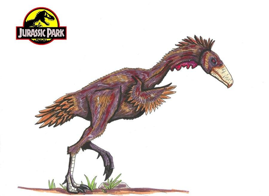 แบบร่าง ไดโนเสาร์ ในเรื่อง Jurassic Park ค่ะ