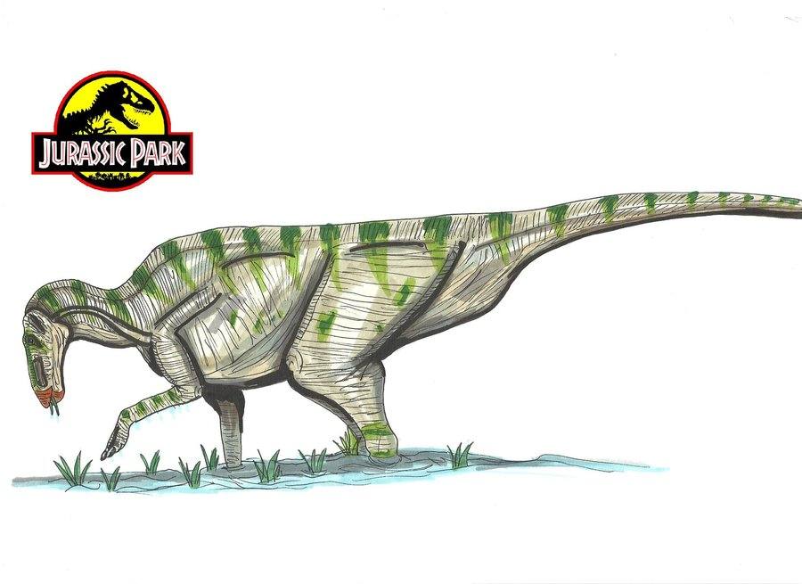 แบบร่าง ไดโนเสาร์ ในเรื่อง Jurassic Park ค่ะ