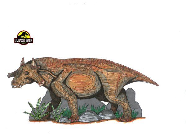 แบบร่าง ไดโนเสาร์ ในเรื่อง Jurassic Park ค่ะ