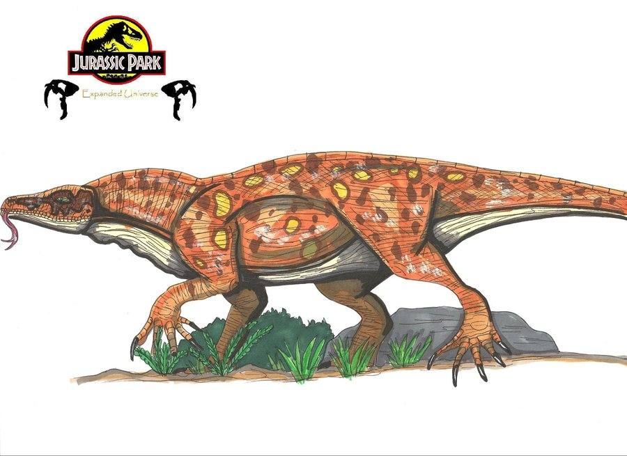 แบบร่าง ไดโนเสาร์ ในเรื่อง Jurassic Park ค่ะ