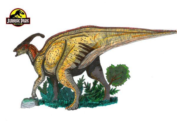 แบบร่าง ไดโนเสาร์ ในเรื่อง Jurassic Park ค่ะ