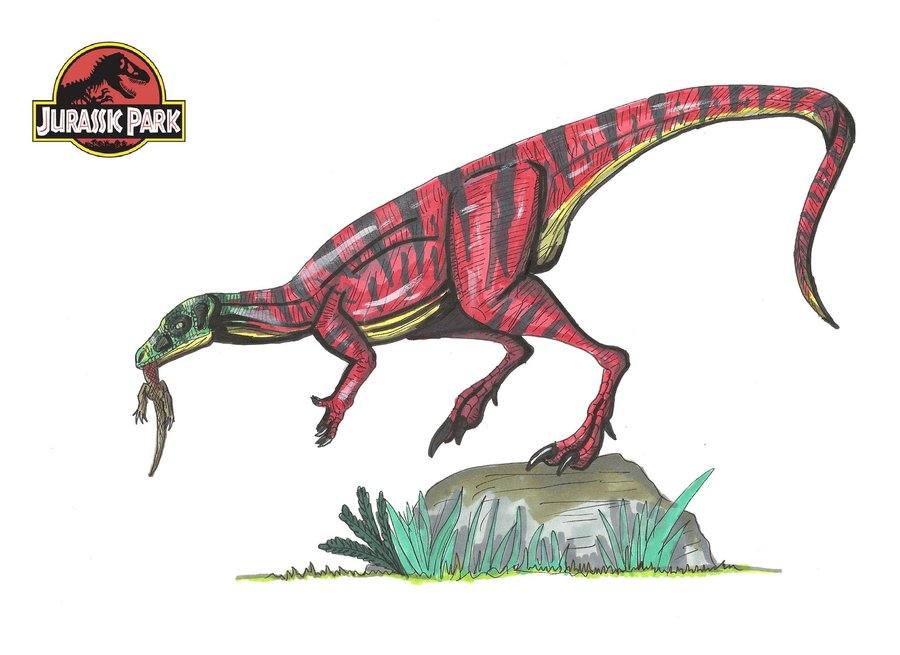 แบบร่าง ไดโนเสาร์ ในเรื่อง Jurassic Park ค่ะ