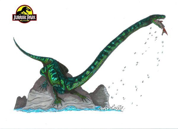แบบร่าง ไดโนเสาร์ ในเรื่อง Jurassic Park ค่ะ