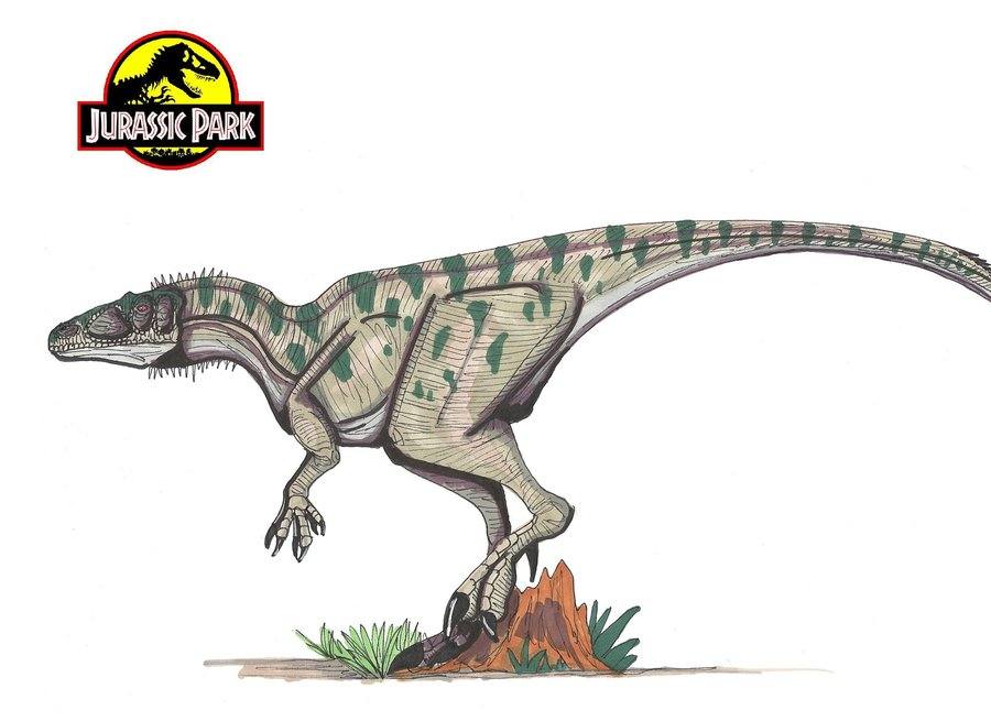 แบบร่าง ไดโนเสาร์ ในเรื่อง Jurassic Park ค่ะ