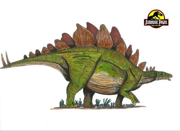 แบบร่าง ไดโนเสาร์ ในเรื่อง Jurassic Park ค่ะ