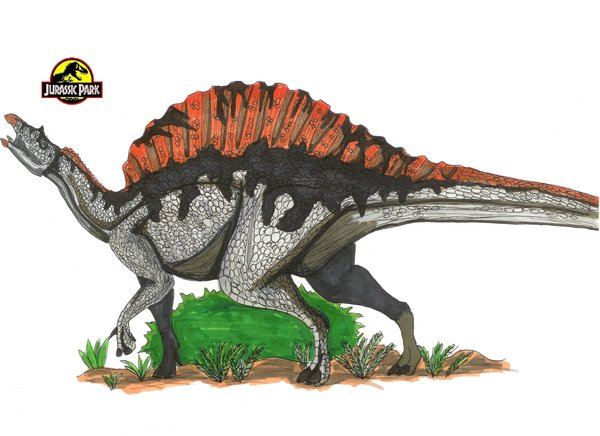 แบบร่าง ไดโนเสาร์ ในเรื่อง Jurassic Park ค่ะ